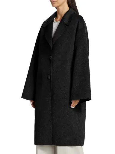 Mercer Collective Women's Kelly Long Wool Cocoon Coat | Thumbnail 4 Mercer Collective Women's Kelly Long Wool Cocoon Coat | Thumbnail 4