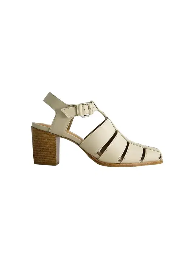 Bernardo Women's Belmont Heeled Fisherman Sandals - Eggshell