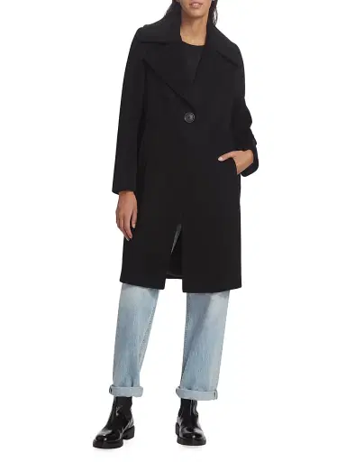 Mercer Collective Women's Jess Wide-Collar Wool Coat | Thumbnail 2 Mercer Collective Women's Jess Wide-Collar Wool Coat | Thumbnail 2