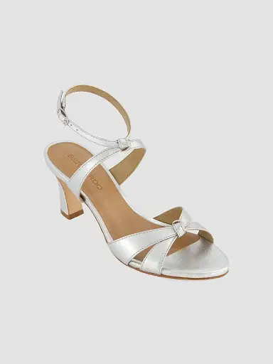 Bernardo Women's Neera Ankle Strap Heeled Sandals - Silver - Size 9.5 | Thumbnail 2 Bernardo Women's Neera Ankle Strap Heeled Sandals - Silver - Size 9.5 | Thumbnail 2
