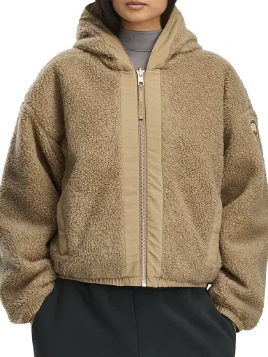 Canada Goose Women's Alberni Reversible Fleece Bomber Jacket - Desert Sand | Thumbnail 6 Canada Goose Women's Alberni Reversible Fleece Bomber Jacket - Desert Sand | Thumbnail 6