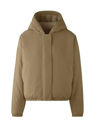 Canada Goose Women's Alberni Reversible Fleece Bomber Jacket - Desert Sand | Thumbnail 1 Canada Goose Women's Alberni Reversible Fleece Bomber Jacket - Desert Sand | Thumbnail 1