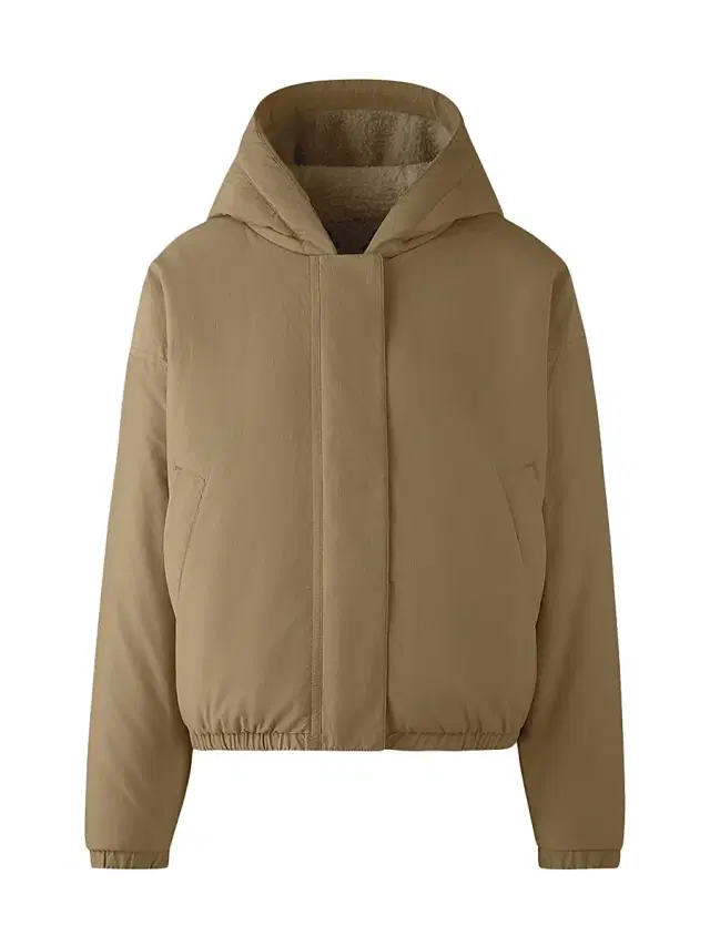 Canada Goose Women's Alberni Reversible Fleece Bomber Jacket - Desert Sand