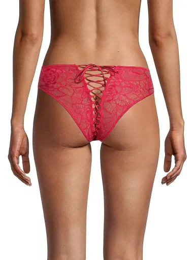Kiki de Montparnasse Women's Coquette Floral Lace Briefs | Thumbnail 5