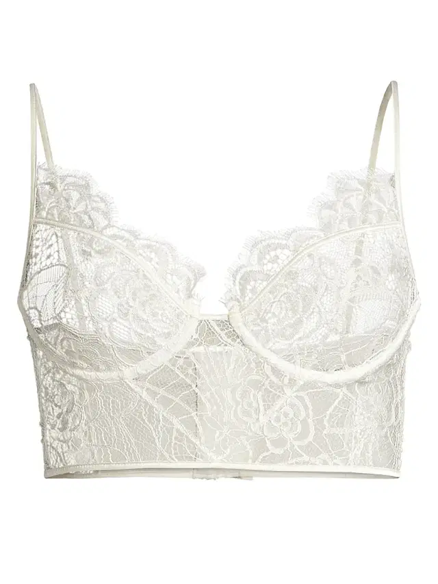 Kiki de Montparnasse Women's Coquette Lace Longline Bra -