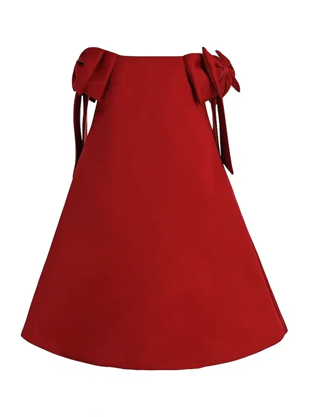 Tulleen Little Girl's & Girl's Luneta Dress - Red