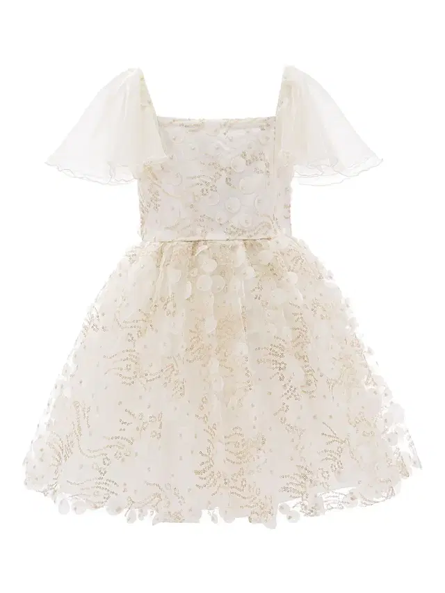 Tulleen Little Girl's & Girl's Jolene Dress - Cream