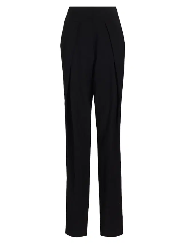 Tove Women's Dara Wool-Blend Trousers - Black