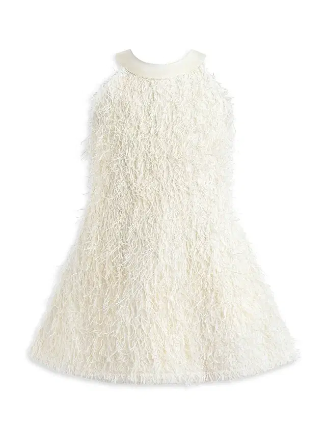 Little Girl's & Girl's Ribbon-Back Dress - White - Size 2