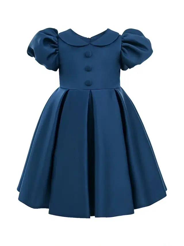 Tulleen Baby Girl's & Little Girl's Barrymore Dress - Navy 12 Months