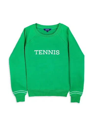 Ame & Lulu Women's Play All Sweatshirt - Green - Size 7 | Thumbnail 1
