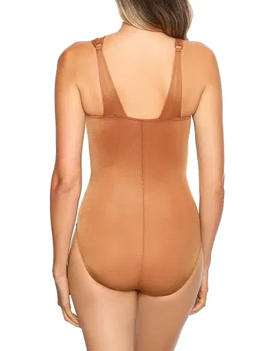 Miraclesuit Swim Women's Illusionist Azura One-Piece Illusionists Swimsuit - Scotch Brown - Size 14 | Thumbnail 5