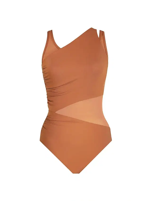 Miraclesuit Swim Women's Illusionist Azura One-Piece Illusionists Swimsuit - Scotch Brown