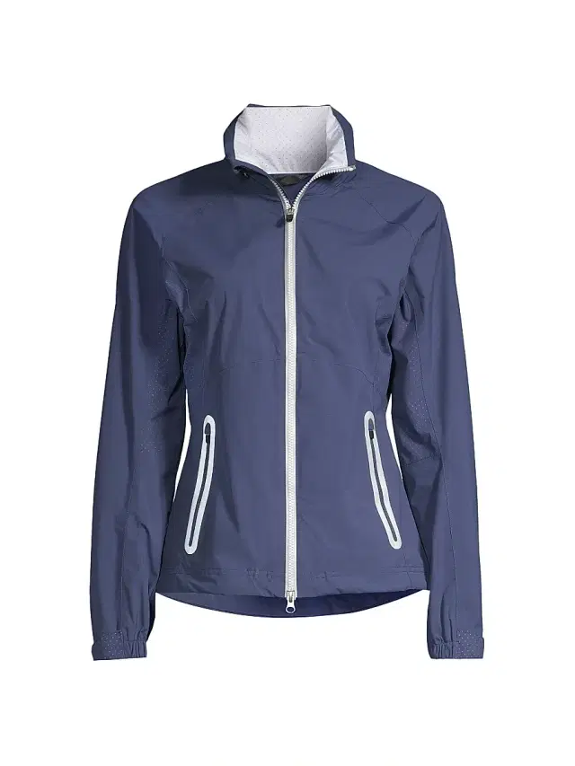 Zero Restriction Women's Olivia Shell Zip-Front Jacket - Storm White