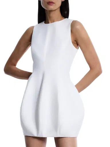BCBGMAXAZRIA Women's Structured Bubble Minidress - Jasmine | Thumbnail 3