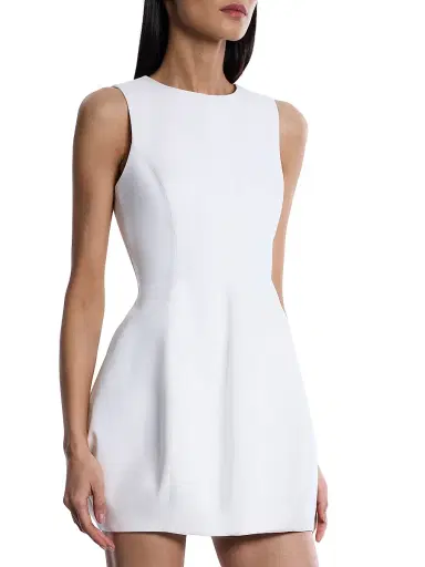 BCBGMAXAZRIA Women's Structured Bubble Minidress - Jasmine | Thumbnail 4