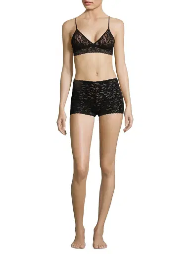 Hanky Panky Women's Signature Lace Padded Bralette - Black - Size XS | Thumbnail 2 Hanky Panky Women's Signature Lace Padded Bralette - Black - Size XS | Thumbnail 2