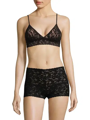 Hanky Panky Women's Signature Lace Padded Bralette - Black - Size XS | Thumbnail 3 Hanky Panky Women's Signature Lace Padded Bralette - Black - Size XS | Thumbnail 3