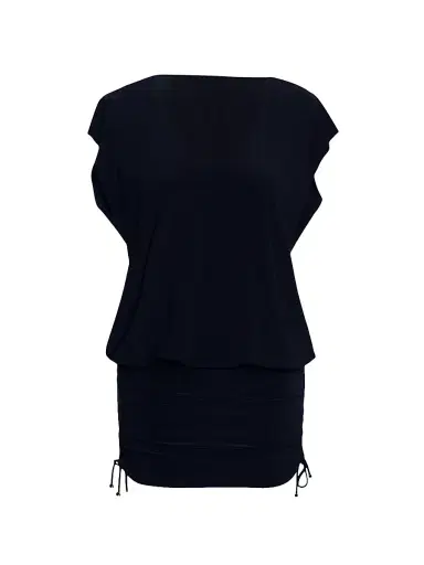 Magicsuit Women's Shirred Cover-Up Beach Dress - Black | Thumbnail 1