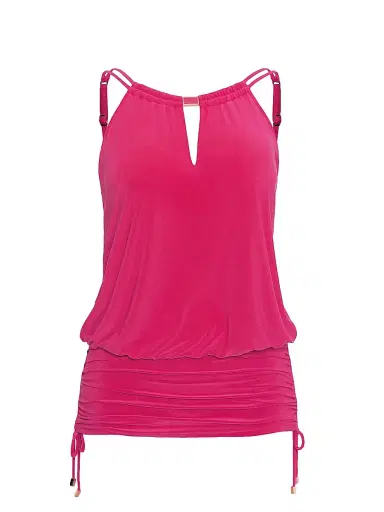 Magicsuit Women's Susan Side-Tie Swimdress - Ruby | Thumbnail 1