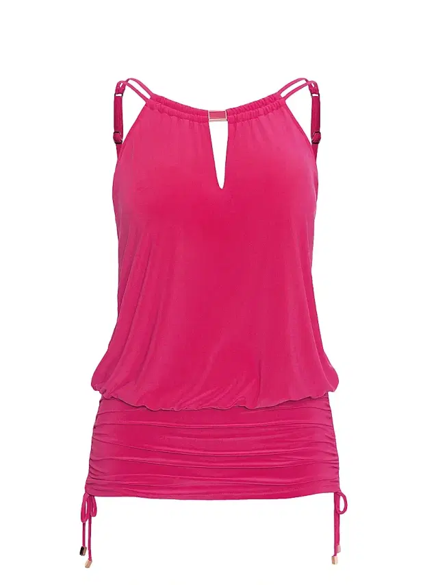 Magicsuit Women's Susan Side-Tie Swimdress - Ruby