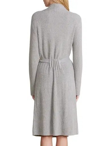 Barefoot Dreams Women's CozyChic Lite Rib-Knit Robe - Dove Grey | Thumbnail 6 Barefoot Dreams Women's CozyChic Lite Rib-Knit Robe - Dove Grey | Thumbnail 6
