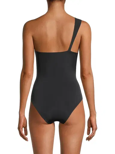 SARA CRISTINA Women's Narcissus Twisted One-Piece Swimsuit - Black - Size Medium | Thumbnail 5