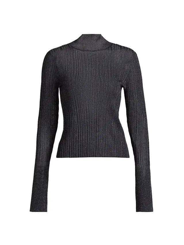Toccin Women's Amelia Turtleneck Top - Midnight