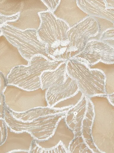 Mariandree Gaitan Women's Karol Floral Embroidered Lace Top - White - Size Small | Thumbnail 7 Mariandree Gaitan Women's Karol Floral Embroidered Lace Top - White - Size Small | Thumbnail 7