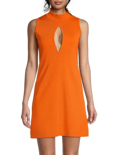Toccin Women's Madelyn Mock Turtleneck Minidress | Thumbnail 3