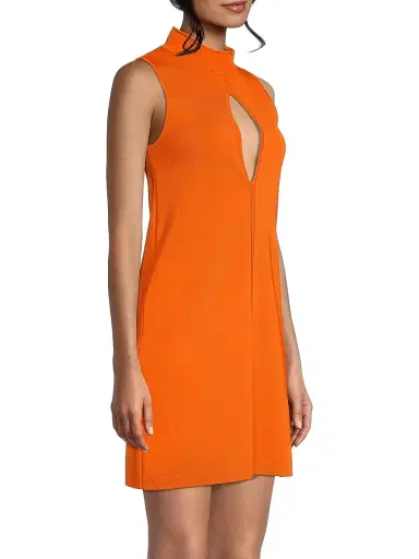 Toccin Women's Madelyn Mock Turtleneck Minidress | Thumbnail 4
