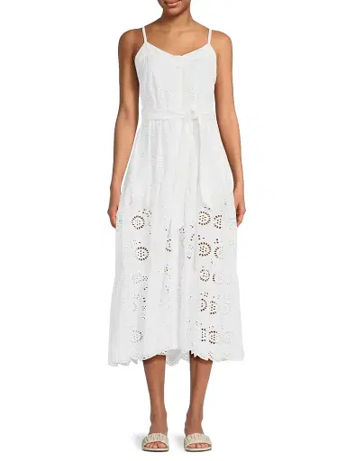 Change of Scenery Women's Addyson Eyelet Dress - Fresh White - Size XS | Thumbnail 3 Change of Scenery Women's Addyson Eyelet Dress - Fresh White - Size XS | Thumbnail 3