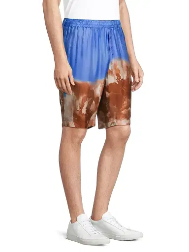 June79 Men's Rocky Graphic Shorts - Border Stripe | Thumbnail 4