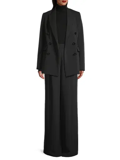 Toccin Women's Wide-Leg Trousers - Jet | Thumbnail 2 Toccin Women's Wide-Leg Trousers - Jet | Thumbnail 2