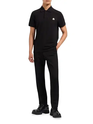 Moose Knuckles Men's Everett Logo Polo Shirt | Thumbnail 2