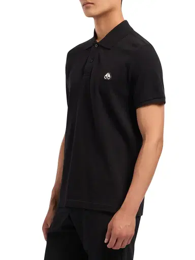 Moose Knuckles Men's Everett Logo Polo Shirt | Thumbnail 4