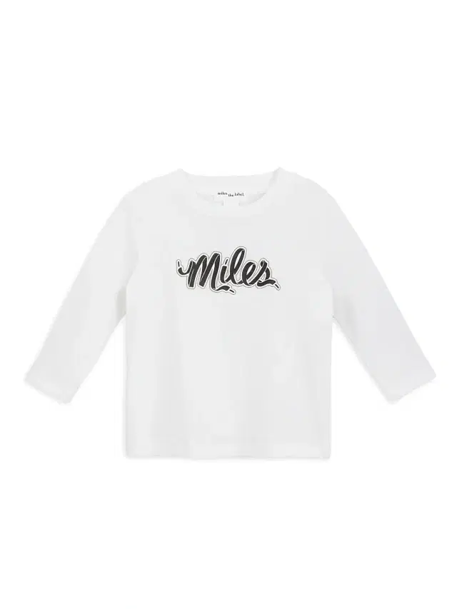 Miles the Label Baby Boy's Logo Laces Shirt - Off White 24 Months