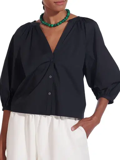 Staud Women's Dill Poplin Top | Thumbnail 1 Staud Women's Dill Poplin Top | Thumbnail 1