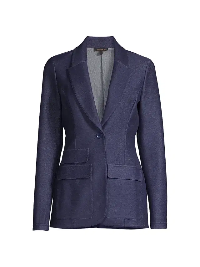 Capsule 121 Women's Vesta Denim Blazer - Blue