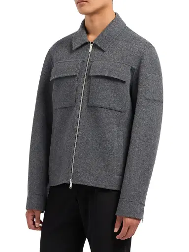 Moose Knuckles Men's Jacque Wool-Cashmere-Silk Jacket | Thumbnail 4 Moose Knuckles Men's Jacque Wool-Cashmere-Silk Jacket | Thumbnail 4