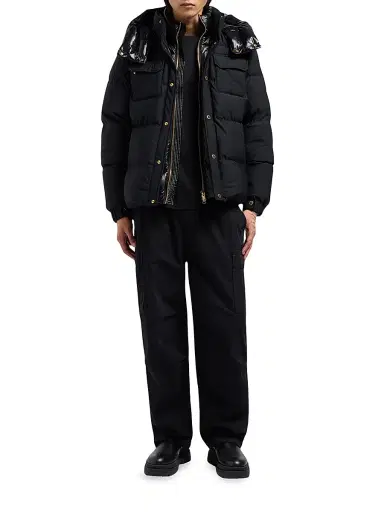 Moose Knuckles Men's Suthep Gold Jacket - Black - Size Small | Thumbnail 2