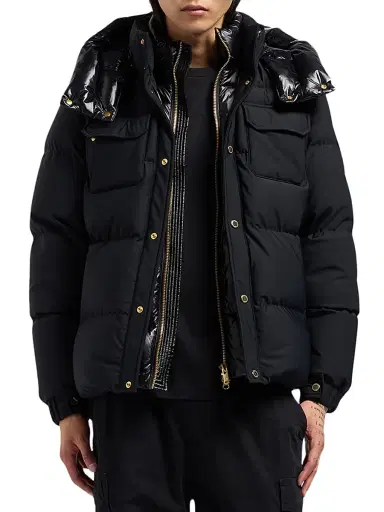 Moose Knuckles Men's Suthep Gold Jacket - Black - Size Small | Thumbnail 4