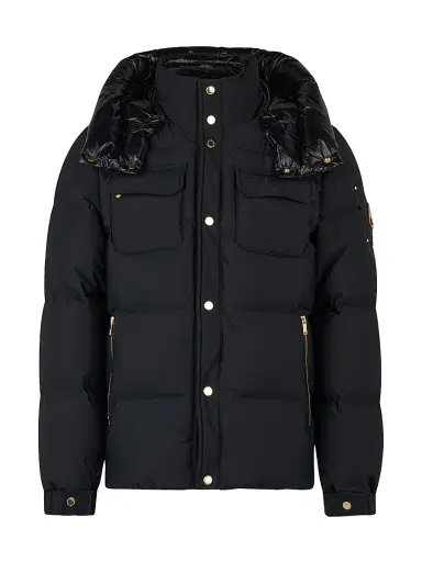 Moose Knuckles Men's Suthep Gold Jacket - Black - Size Small | Thumbnail 1