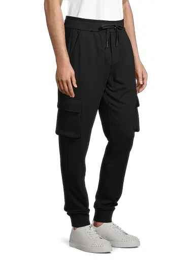Moose Knuckles Men's Icon Sportswear Gold Clemont Cargo Joggers | Thumbnail 4 Moose Knuckles Men's Icon Sportswear Gold Clemont Cargo Joggers | Thumbnail 4