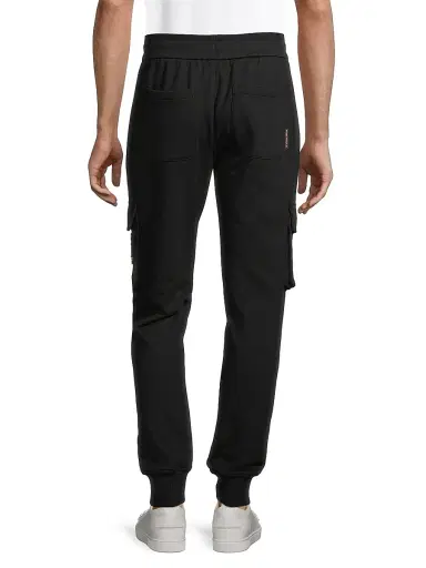 Moose Knuckles Men's Icon Sportswear Gold Clemont Cargo Joggers | Thumbnail 5 Moose Knuckles Men's Icon Sportswear Gold Clemont Cargo Joggers | Thumbnail 5