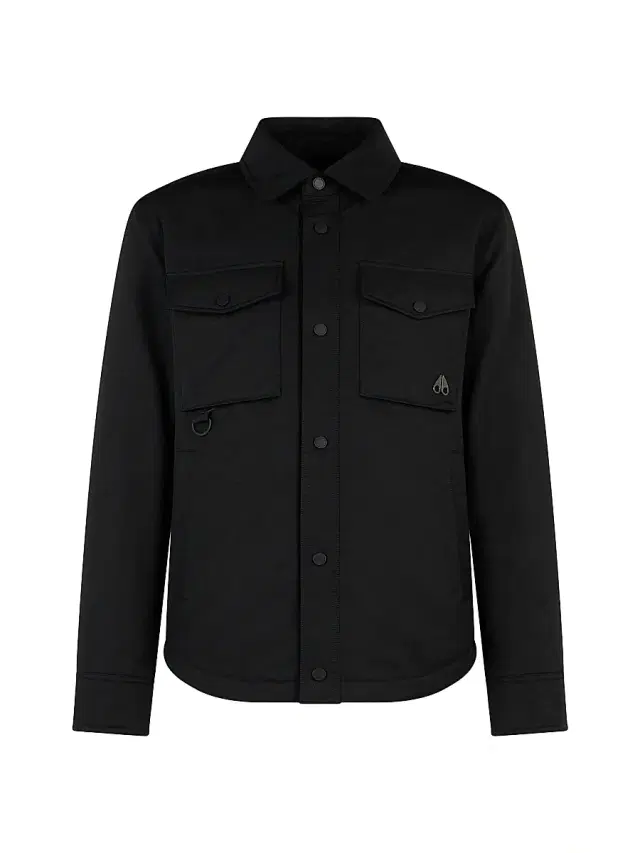 Men's West Insulated Shirt Jacket - Black