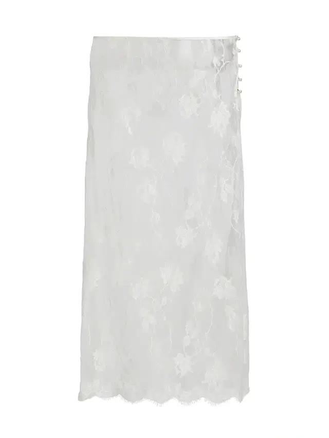 Kiki de Montparnasse Women's Dominique Floral Lace Cotton-Silk Midi-Skirt -