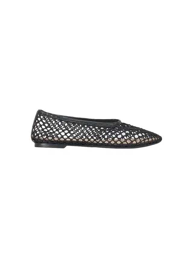 Staud Women's Alba Crocheted Ballet Flats - Black
