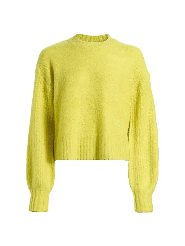 Toccin Women's Vera Crewneck Sweater - Citron
