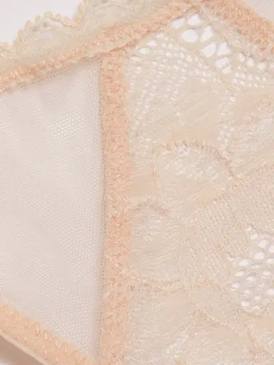 Kiki de Montparnasse Women's Dahlia Lace G-String Thong - Blush | Thumbnail 6